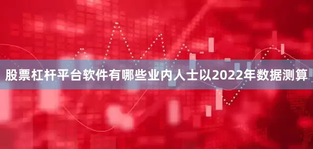 股票杠杆平台软件有哪些业内人士以2022年数据测算