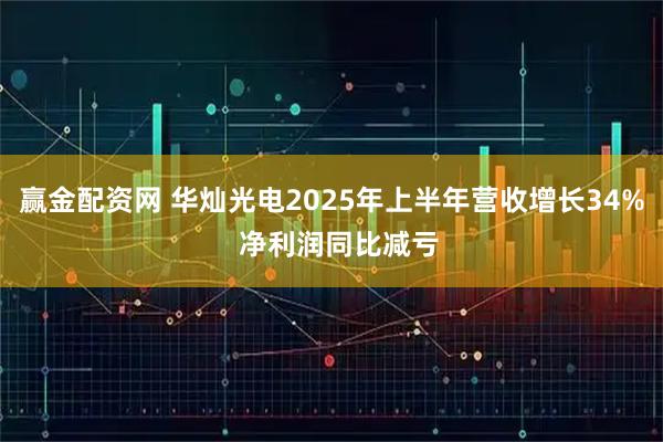 赢金配资网 华灿光电2025年上半年营收增长34%  净利润同比减亏